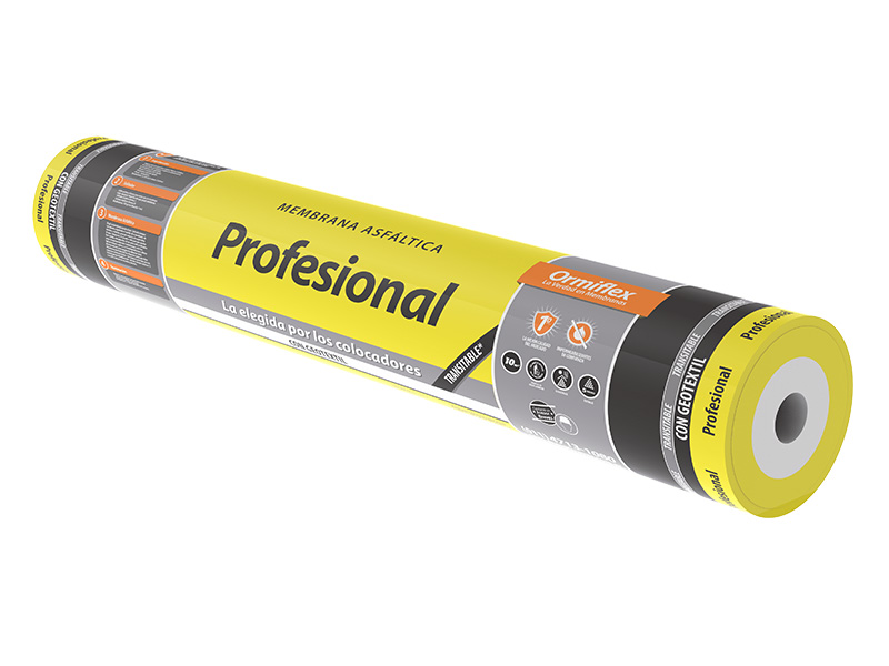 Membrana asfáltica Ormiflex Profesional 40 kg con Geotextil
